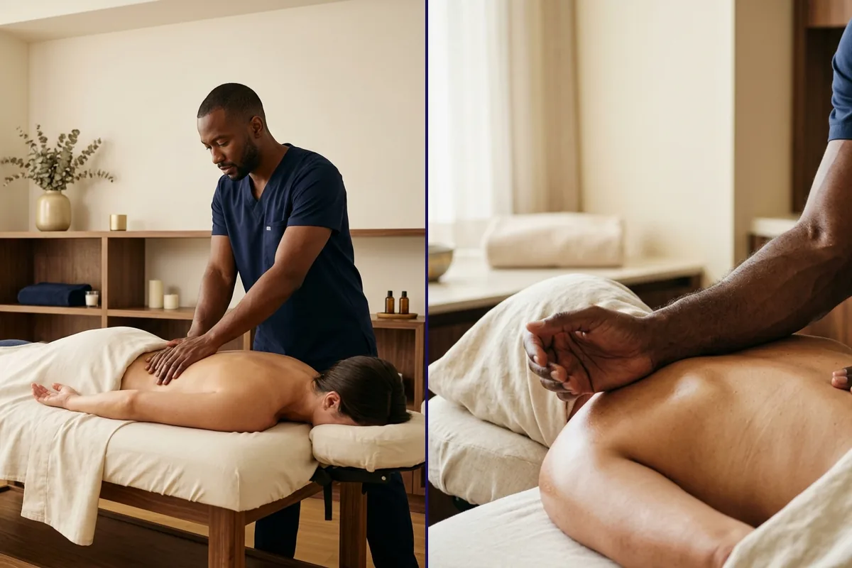 Swedish and Deep Tissue Massage pressure comparison